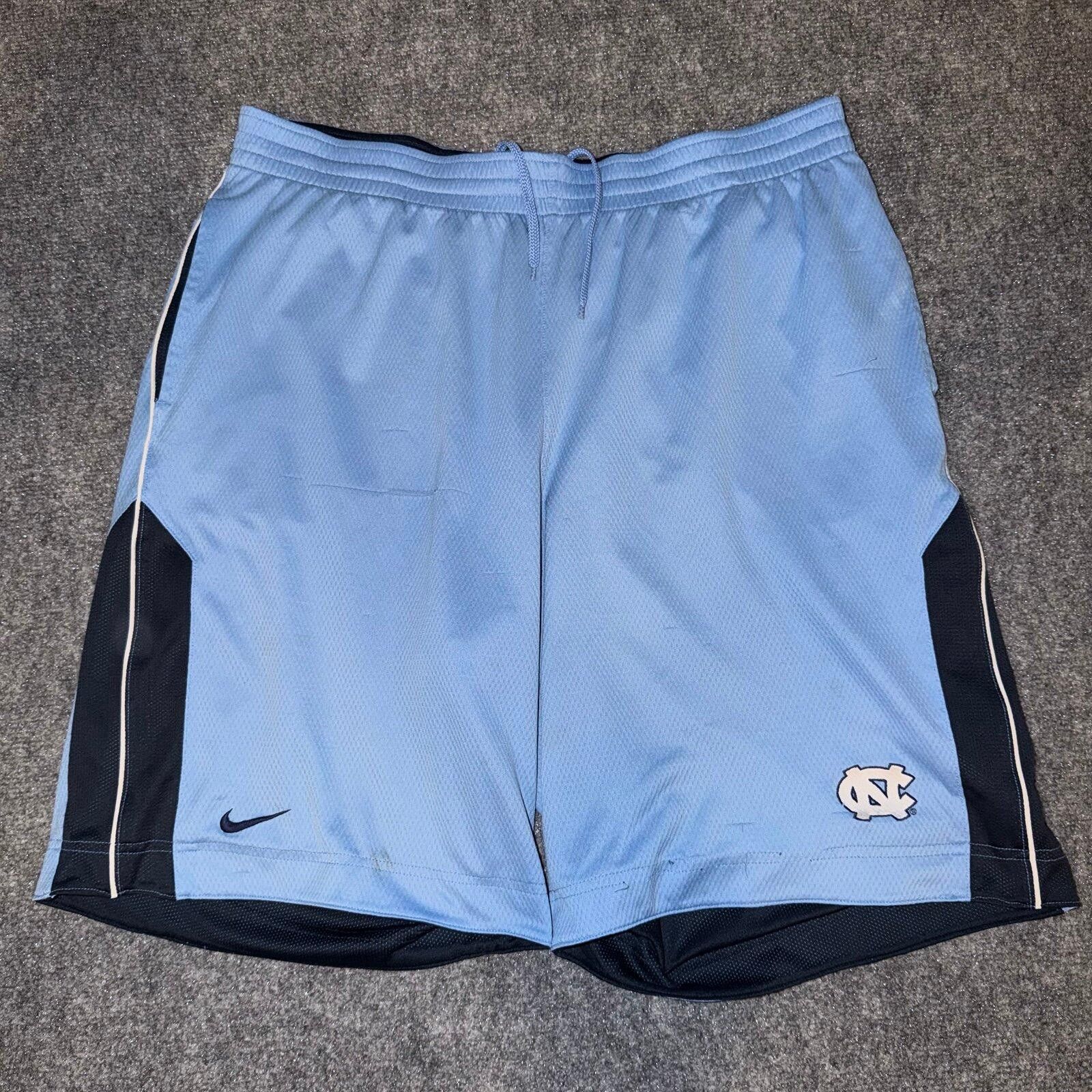 Nike Nike Blue UNC Baggy Mesh Hoop Shorts Vtg y2k 90s Rare Size US 36 / EU 52 - 1 Thumbnail