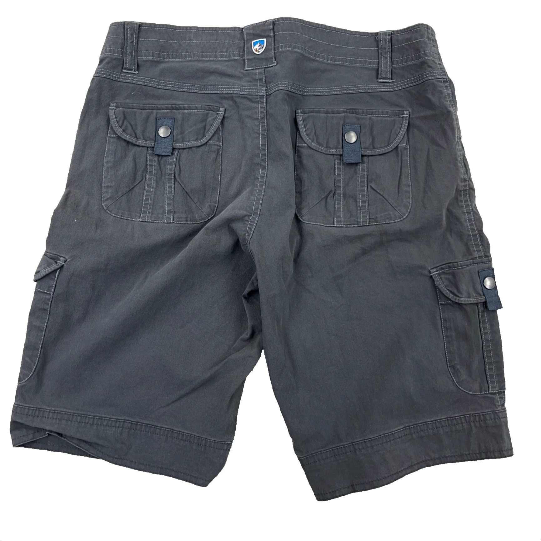 Vintage Kuhl Shorts Women Gray Cargo 8 Hiking Outdoor Renegade Casual Summer Spring Fall Mens Women? Size 30" / US 8 / IT 44 - 2 Thumbnail