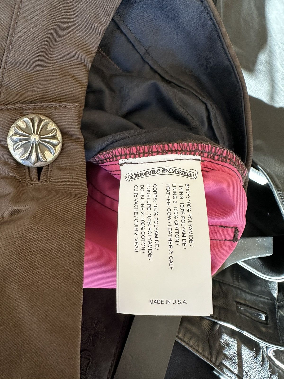 Chrome Hearts CHROME HEARTS NYLON LEATHER DOUBLE KNEE Size US 38 / EU 54 - 6 Thumbnail