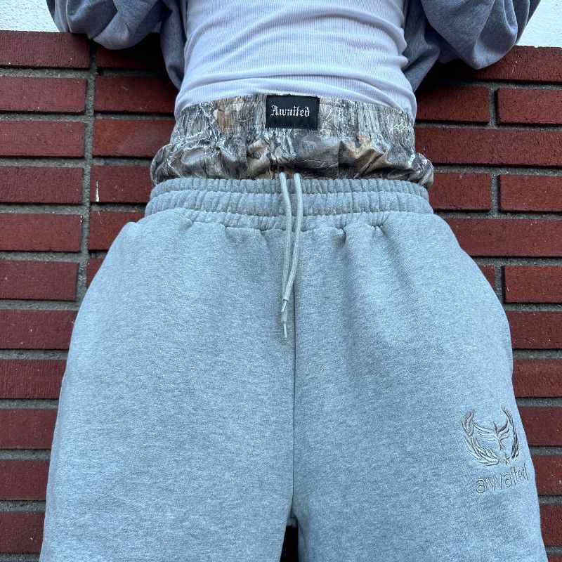 Japanese Brand Double Waist Camouflage Boxer Baggy Sweatpants Size US 37 - 3 Thumbnail