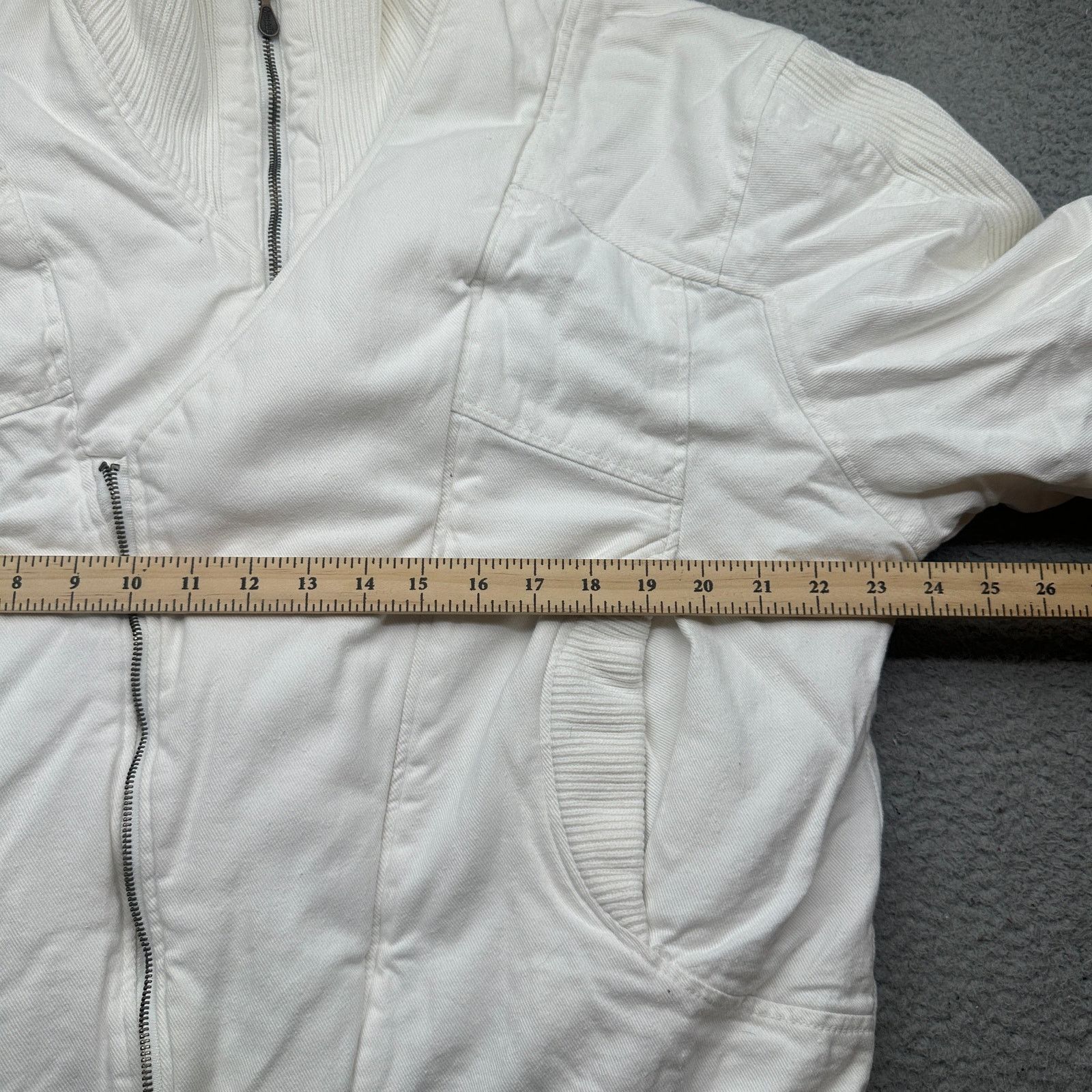 Mirage VTG Mirage White Aviator Bomber Flight Jacket Women Medium Size M / US 6-8 / IT 42-44 - 4 Thumbnail