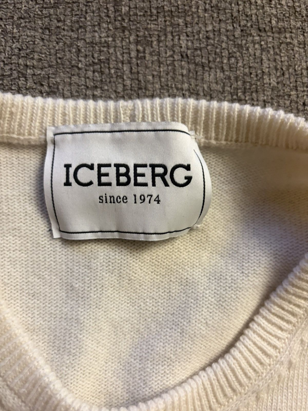 Iceberg Iceberg Popeye Spinach Graphic Knit Sweater Virgin Wool Size US L / EU 52-54 / 3 - 5 Thumbnail