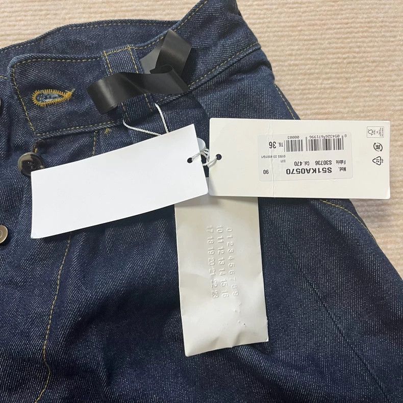 Other Maison Margiela Maison Margiela Wide-Leg Denim Trousers-25 Size US 36 / EU 52 - 3 Thumbnail