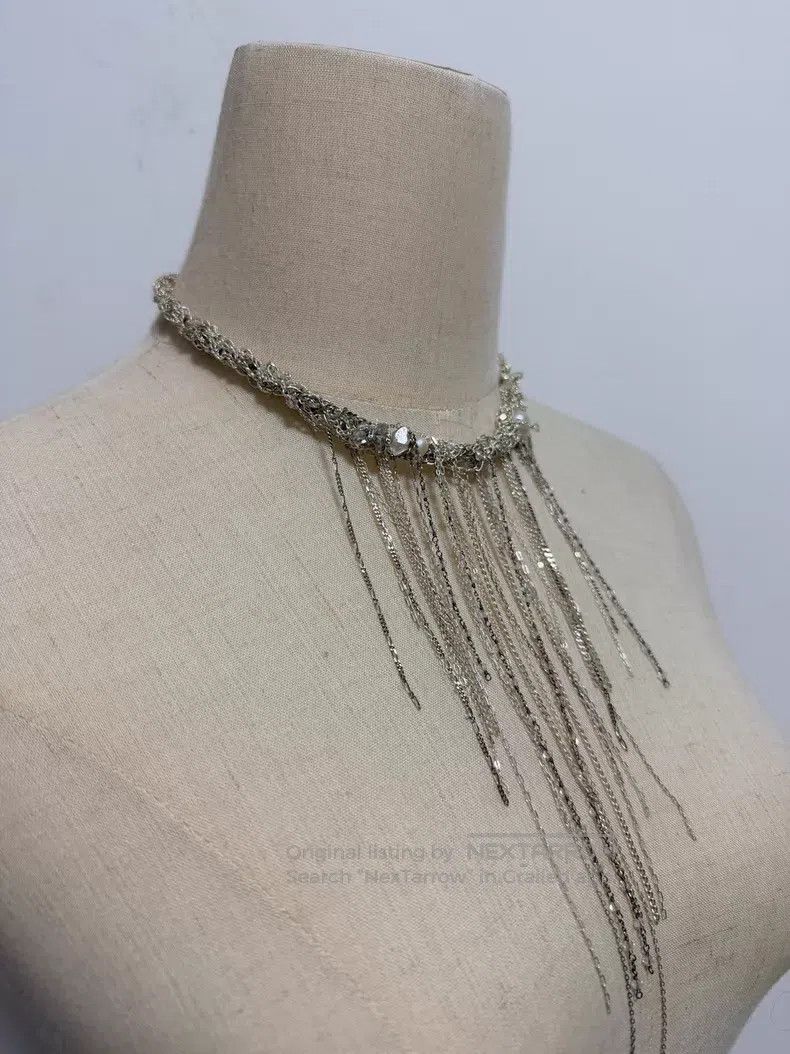Japanese Brand Japanese Brand Gunda Pearl tassel necklace Size ONE SIZE - 1 Thumbnail