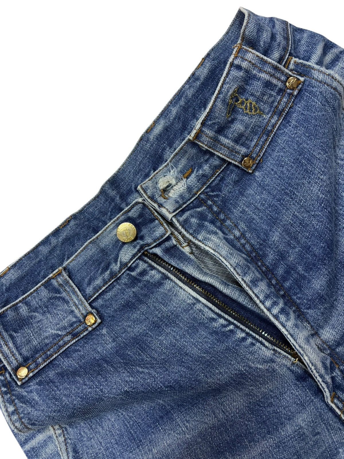 Trussardi Vintage Trussardi Faded Blue Washed Jeans Size US 29 - 6 Thumbnail