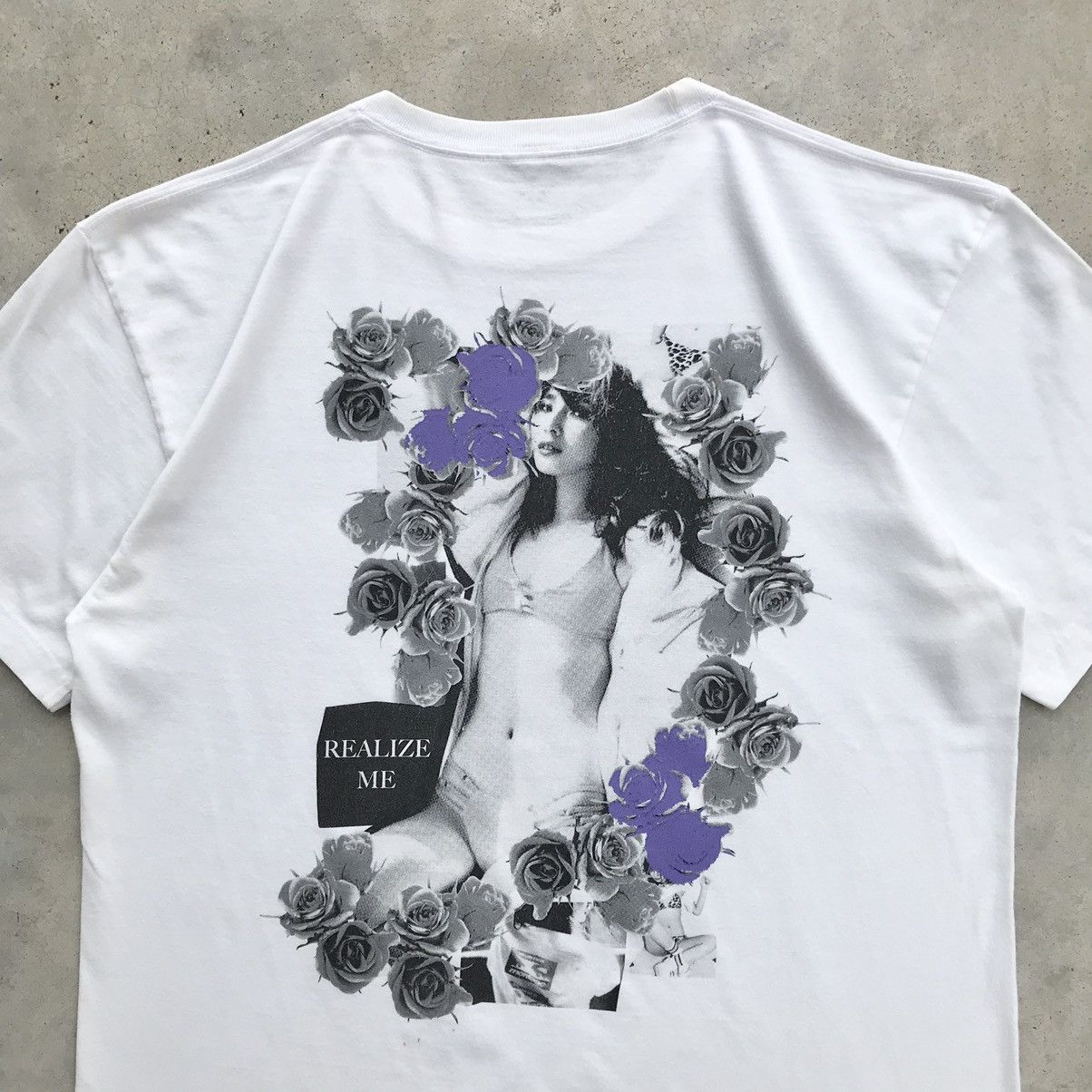 POP MAGAZINE 2000's Montage - Aya Kawasaki " Realize Me " T-Shirt Size US M / EU 48-50 / 2 - 3 Thumbnail