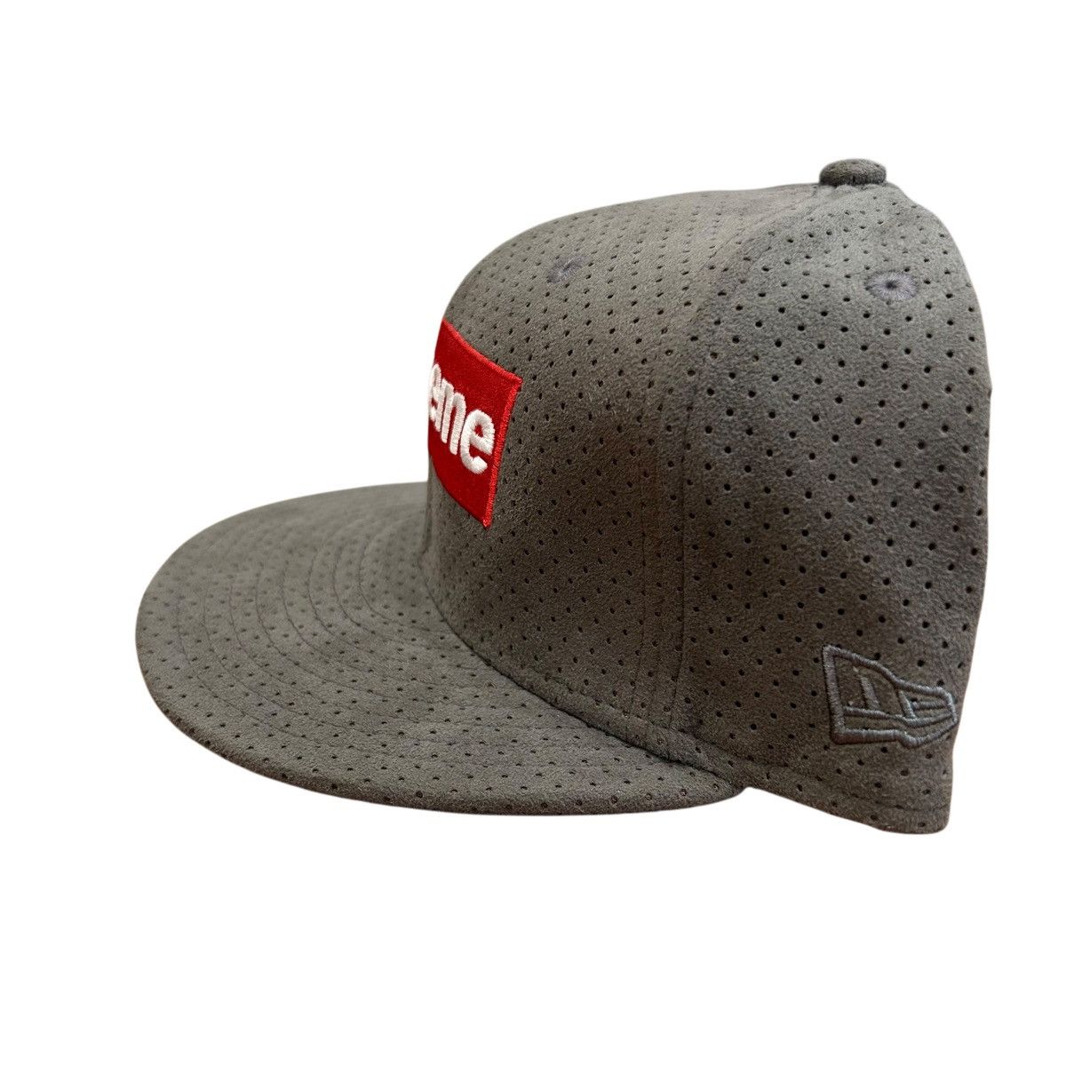 Supreme Supreme New Era Box Logo Hat Grey Size ONE SIZE - 2 Thumbnail