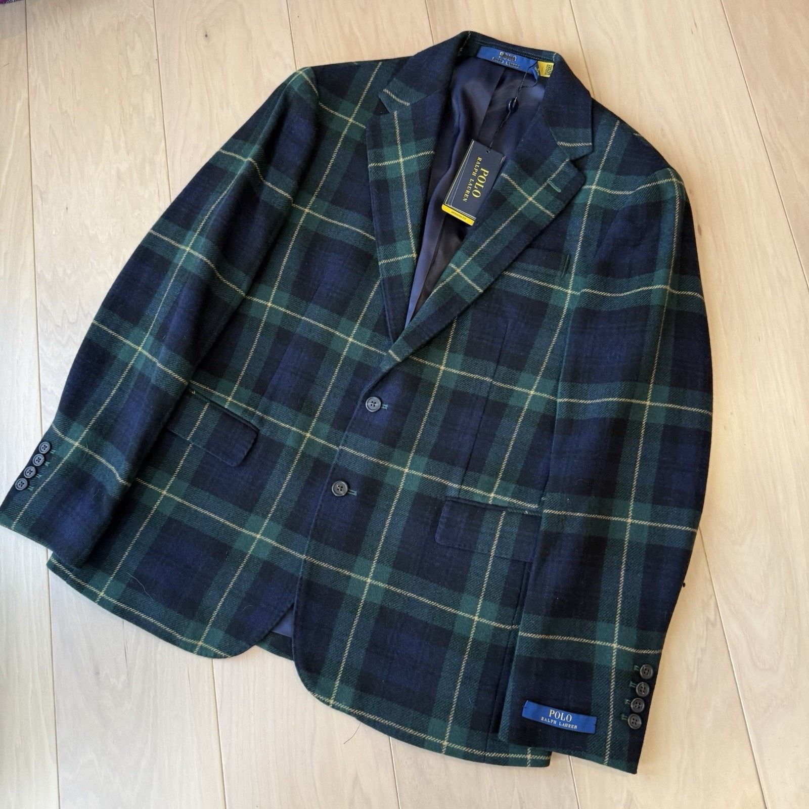 Polo Ralph Lauren Polo Ralph Lauren Blazer 40R Multicolor Tartan Plaid Wool Size 40R - 11 Thumbnail