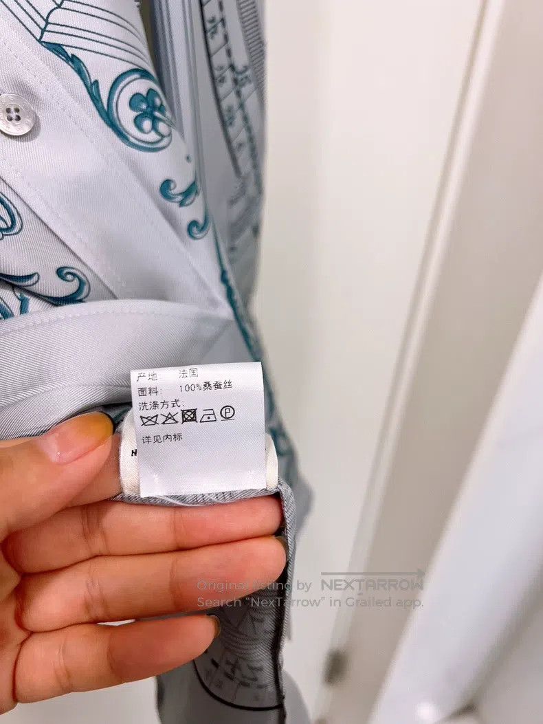 Hermes Hermes Constellation Compass Series Silk Printed Shirt Jac Size XS / US 0-2 / IT 36-38 - 9 Thumbnail