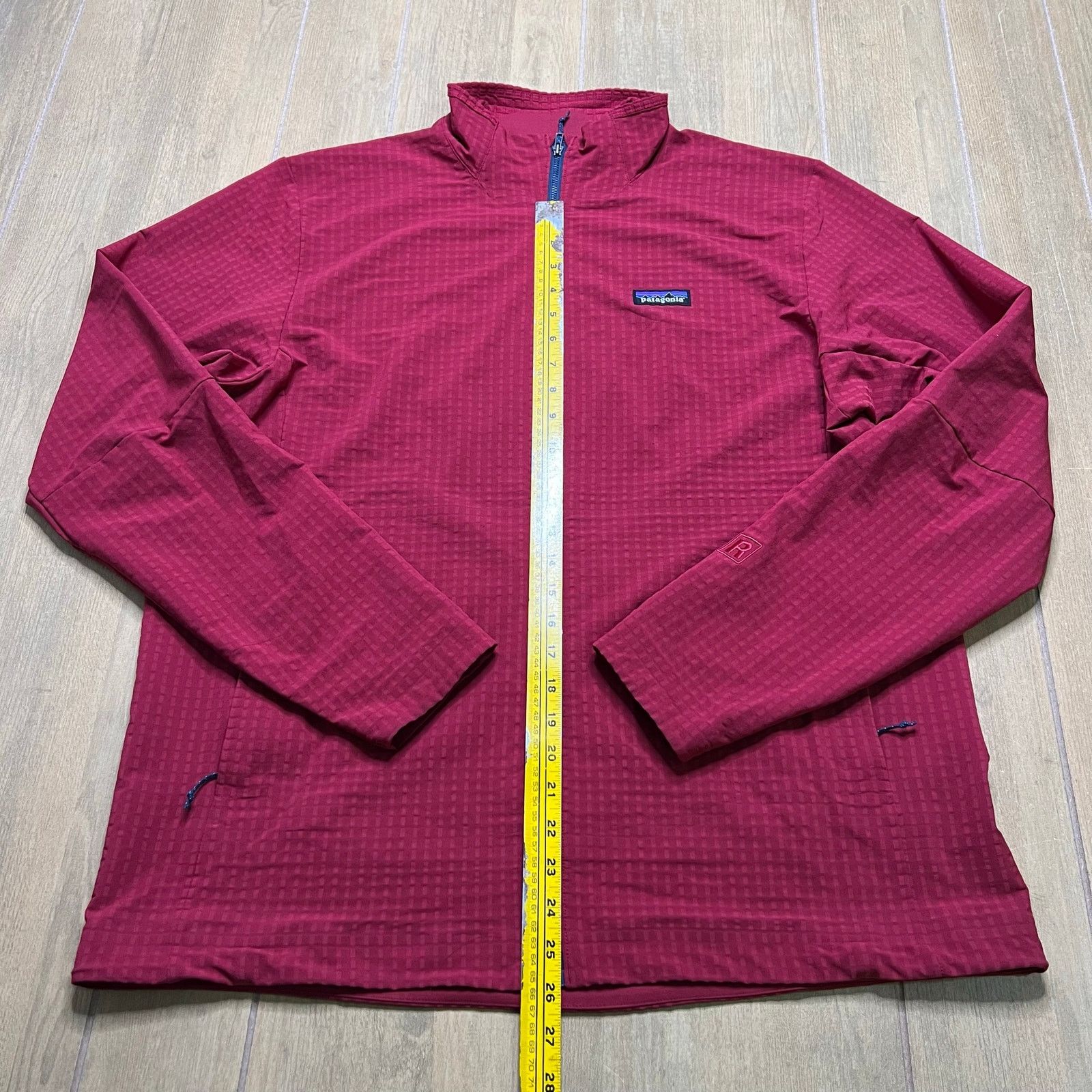 Patagonia Patagonia R1 Techface Wax Red Fleece Jacket Mens XL 83580 Size US XL / EU 56 / 4 - 5 Thumbnail