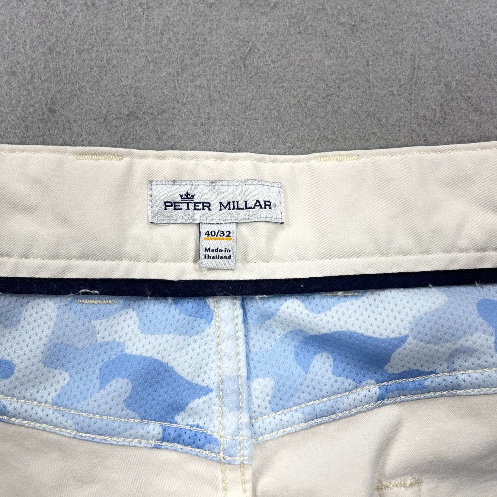 Peter Millar Peter Millar Pants Mens 40x32 Beige Performance Five Pocket Pant Chino Size US 40 / EU 56 - 4 Thumbnail