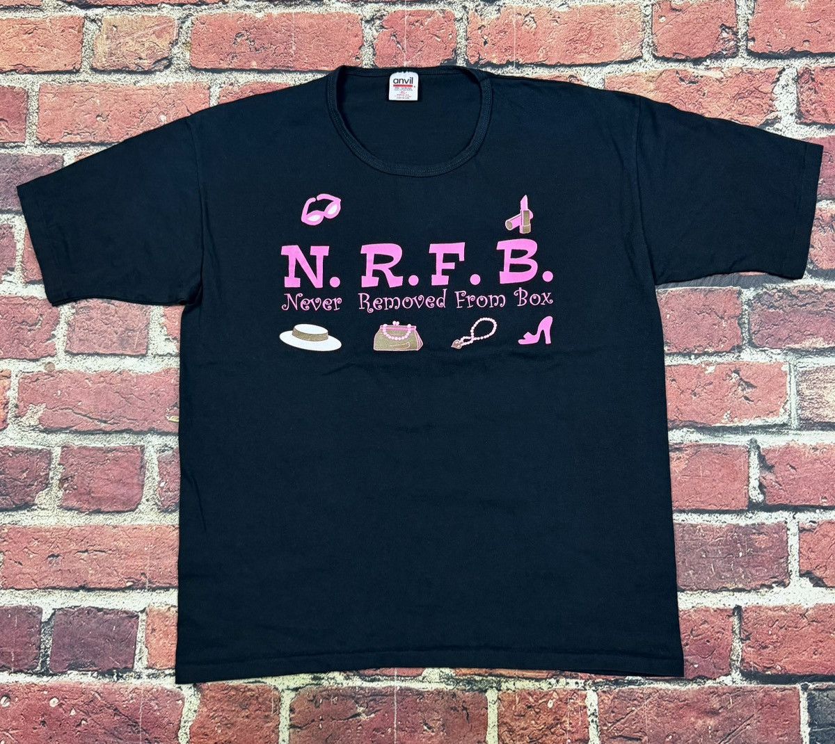 Anvil Vintage Barbie Tee NRFB Never Removed From Box Single Stitch Size XL / US 12-14 / IT 48-50 - 1 Thumbnail