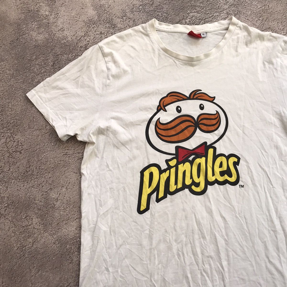 Vintage Vintage Y2K Pringles Sun Faded Graphic Tee Streetwear Boxy L Size US L / EU 52-54 / 3 - 3 Thumbnail
