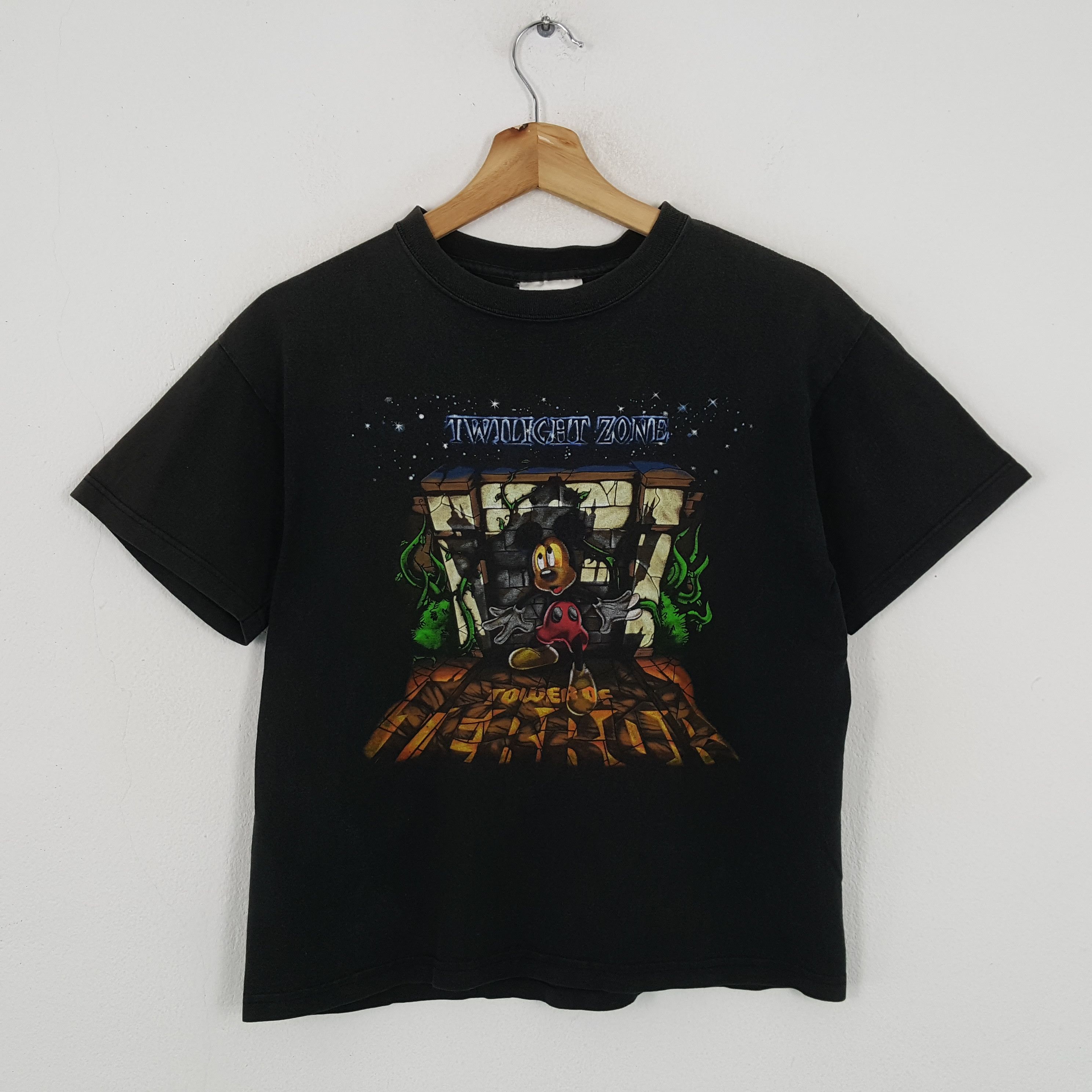 Disney × Mickey Mouse × Vintage Vintage TWINGLIGHT ZONE MICKEY MOUSE Movie T-Shirts Size M / US 6-8 / IT 42-44 - 1 Thumbnail
