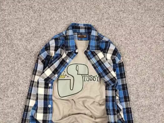 Flannel Vintage Flannel Shirt Travis Scott Style Streetwear Hype Size US L / EU 52-54 / 3 - 6 Thumbnail
