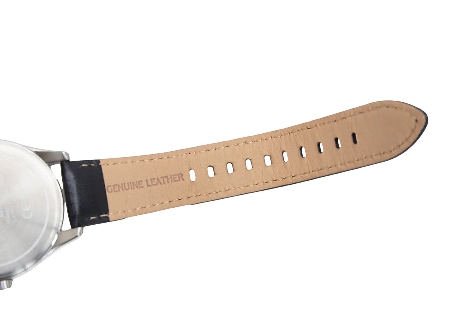Armani Leather Belt Watch in Silver and Black Size ONE SIZE - 8 Thumbnail