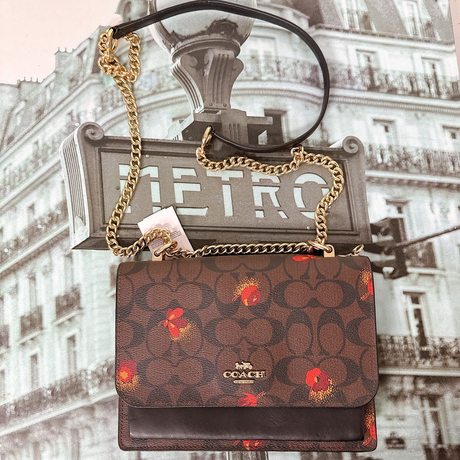 Coach Coach C5797 Klare Signature Canvas With Pop Floral Print Size ONE SIZE - 5 Thumbnail