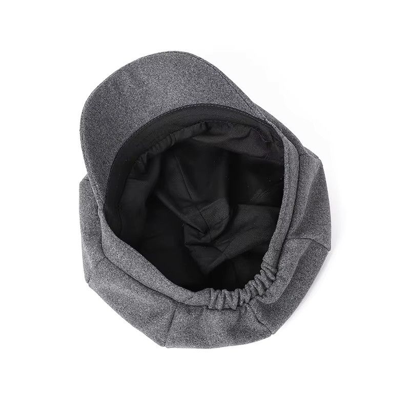 Other Solid Plain Octagonal Cap Casual Wool Winter Beret Size ONE SIZE - 3 Thumbnail