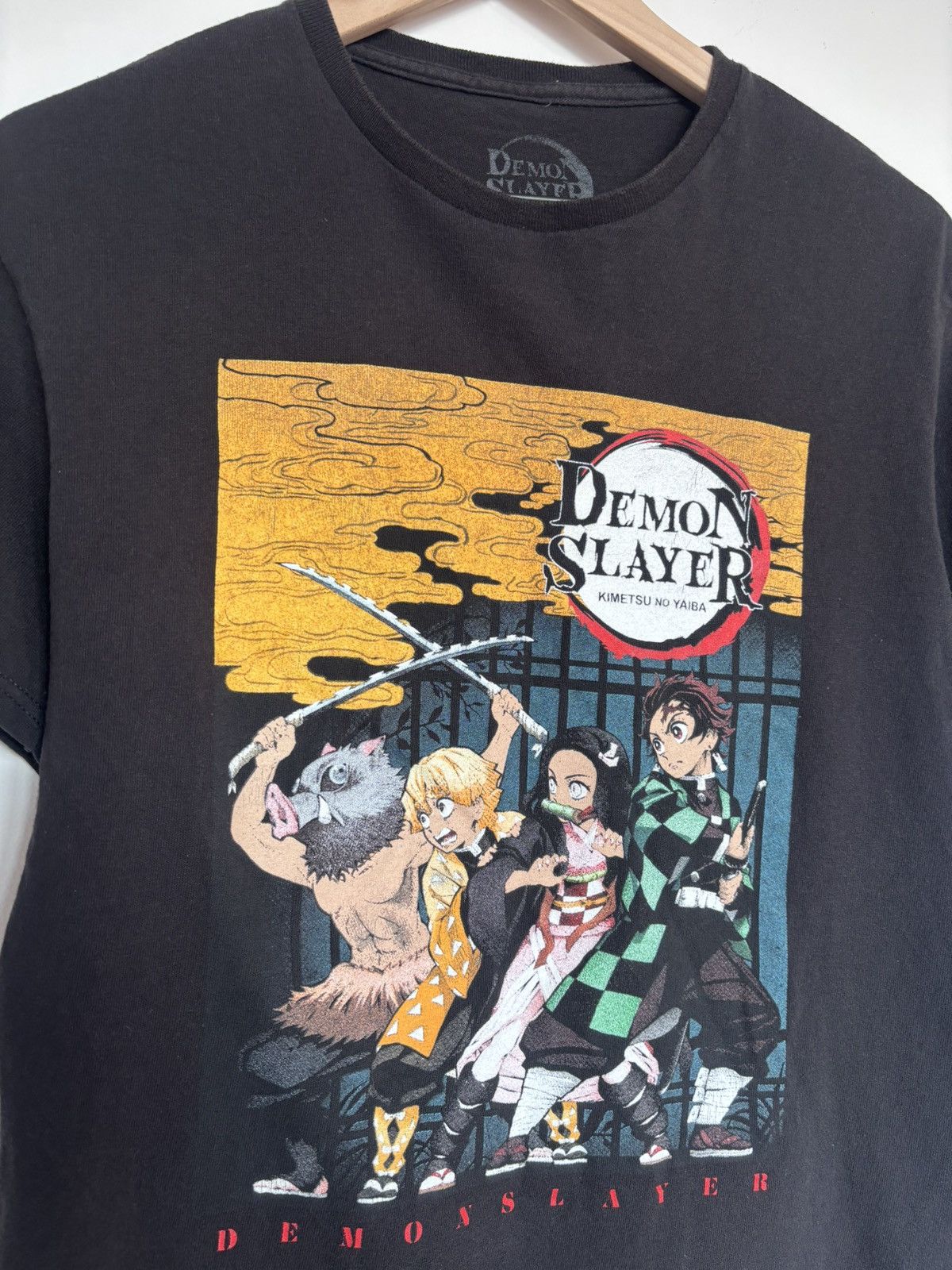 Other Demon Slayer: Kimetsu no Yaiba Graphic Black Anime Tee M Size US M / EU 48-50 / 2 - 3 Thumbnail