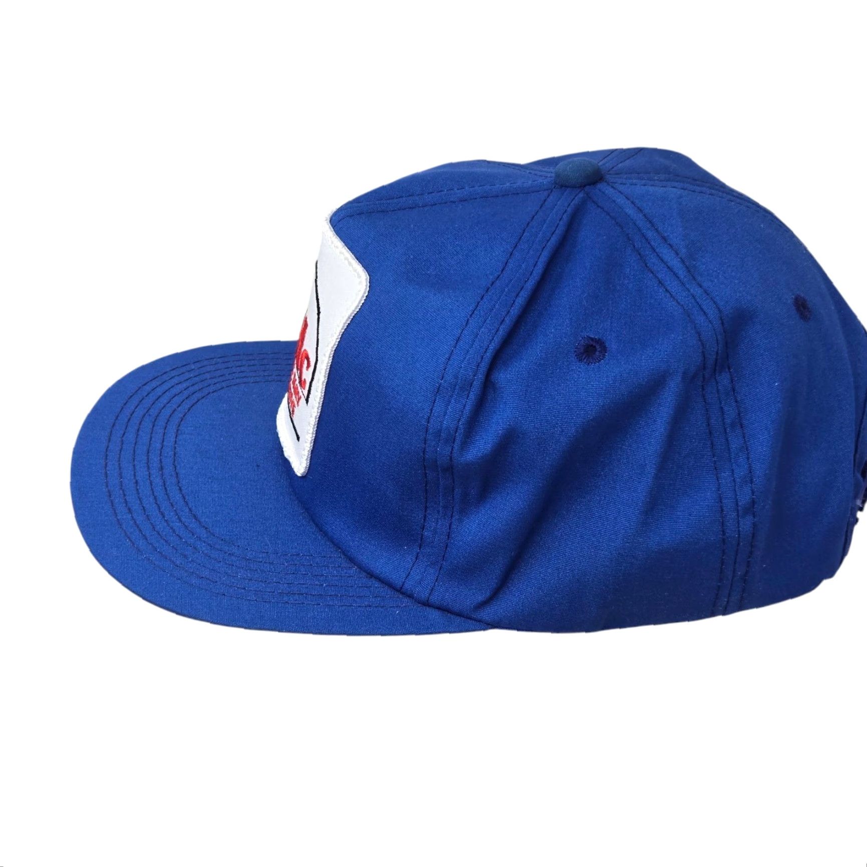 Vintage VINTAGE Atlanta Dairy Cooperative Trucker Hat K-Products Made in USA Big Patch Blue Cotton Adjustable 1990s Cap Mens Size ONE SIZE - 3 Thumbnail