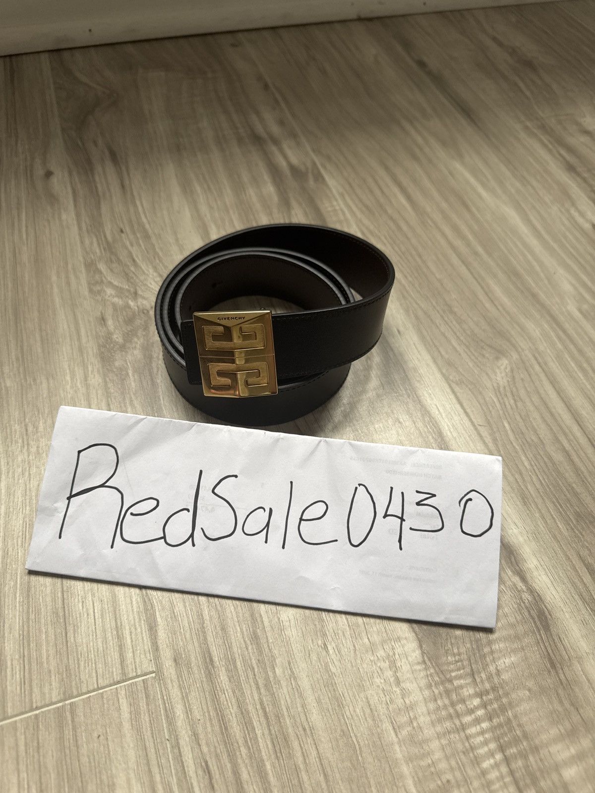 Givenchy Givenchy 4G Gold Belt Size 38 - 1 Thumbnail