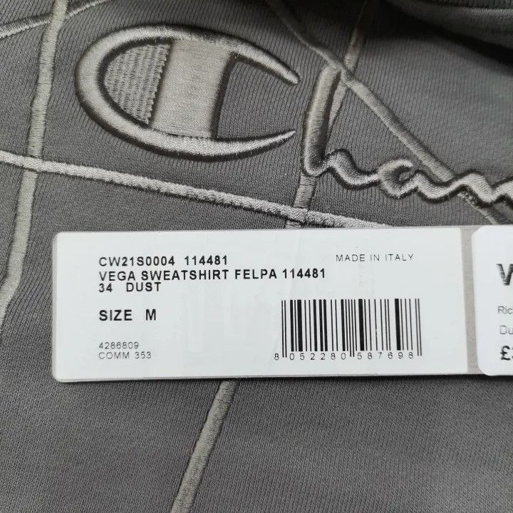 Champion × Rick Owens Rick Owens x Champion Women's Grey Brown Logo Size M / US 6-8 / IT 42-44 - 7 Thumbnail