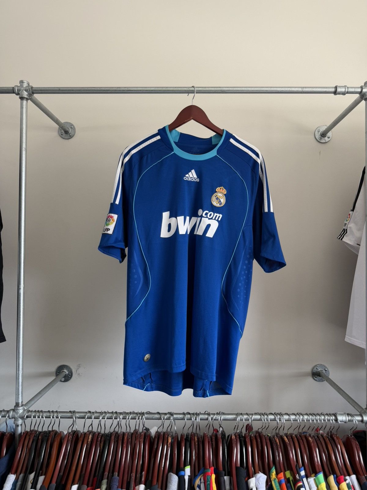 Adidas Real Madrid 2007-08 Sergio Ramos Away Size US XL / EU 56 / 4 - 2 Thumbnail
