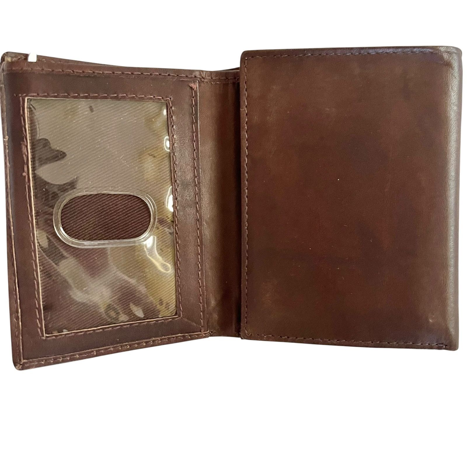 Pierre Cardin × Vintage Vintage Pierre Cardin Brown Leather Trifold Wallet Size ONE SIZE - 6 Thumbnail