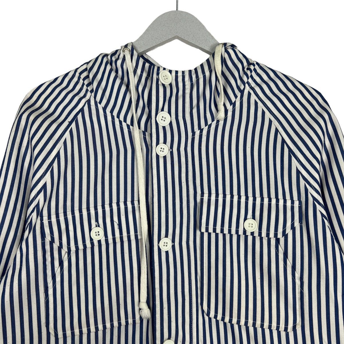 Japanese Brand 🔥 WHITE MEDALION STRIPE JACKET Size US M / EU 48-50 / 2 - 3 Thumbnail