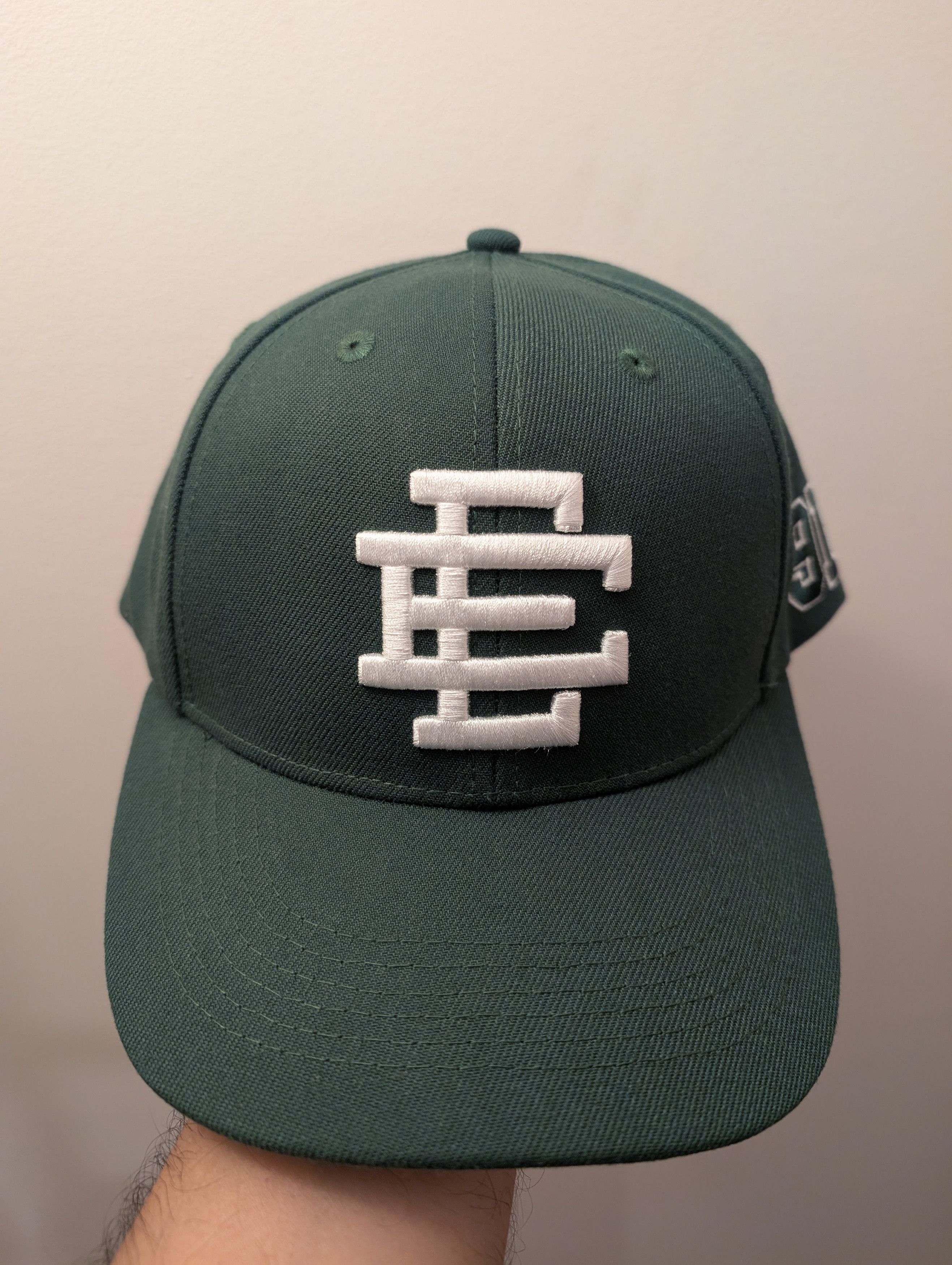 Eric Emanuel EE Basic Hat #91 SnapBack Green/White