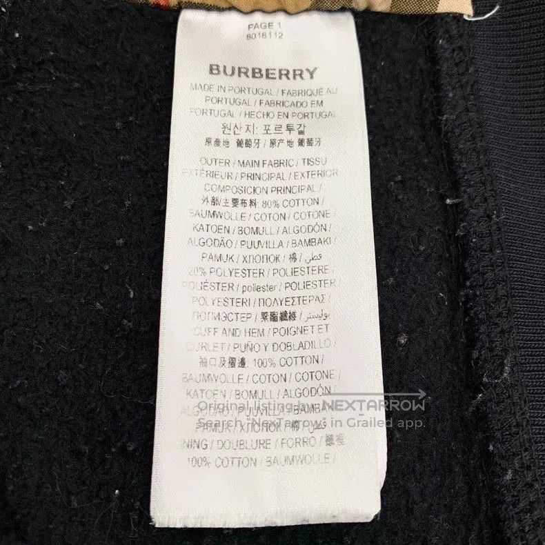 Burberry Burberrybbr Burberry black Warhorse embroidered hoodie. Size US S / EU 44-46 / 1 - 6 Thumbnail