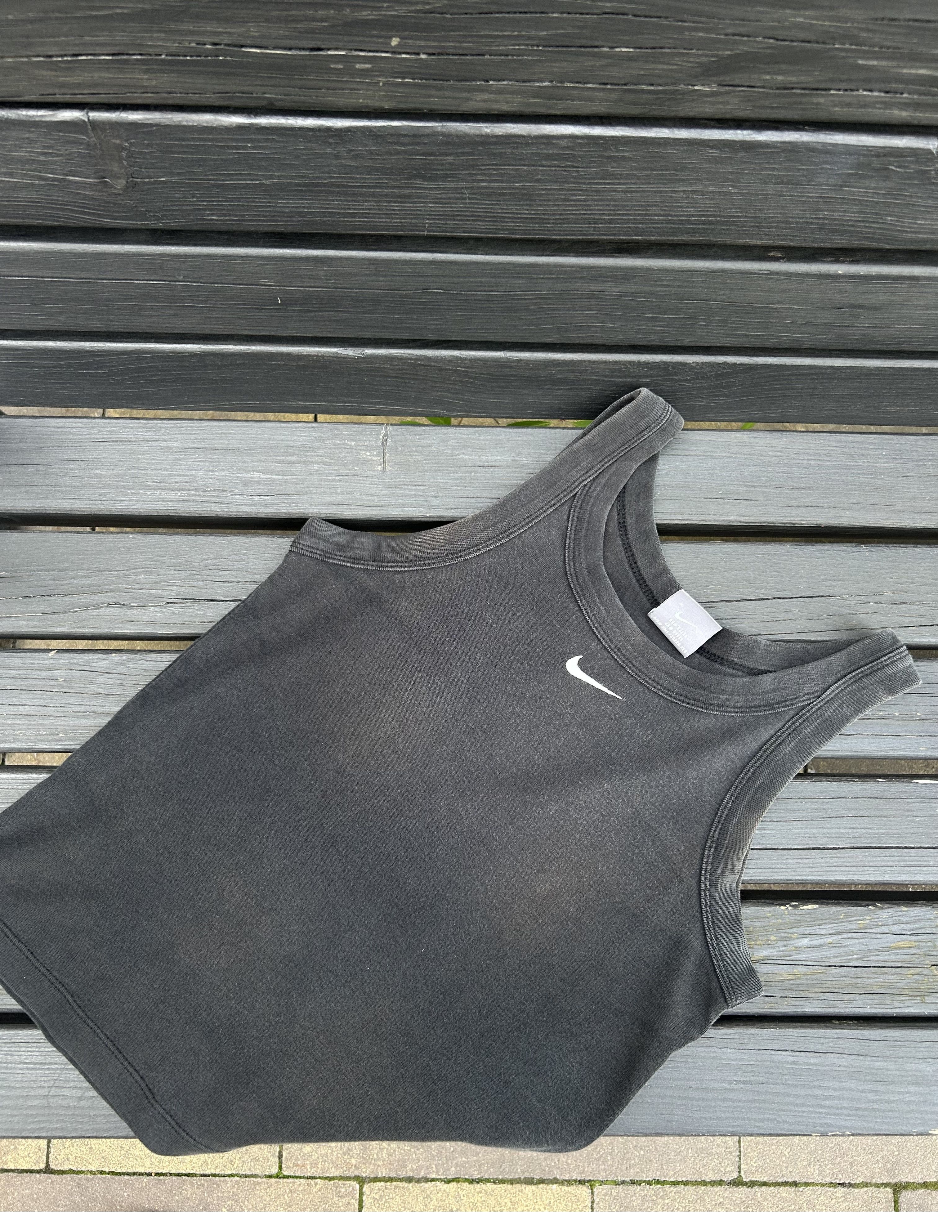 Nike Vintage 90s Nike Cental Swoosh Tank Top Shirt Size M / US 6-8 / IT 42-44 - 10 Thumbnail