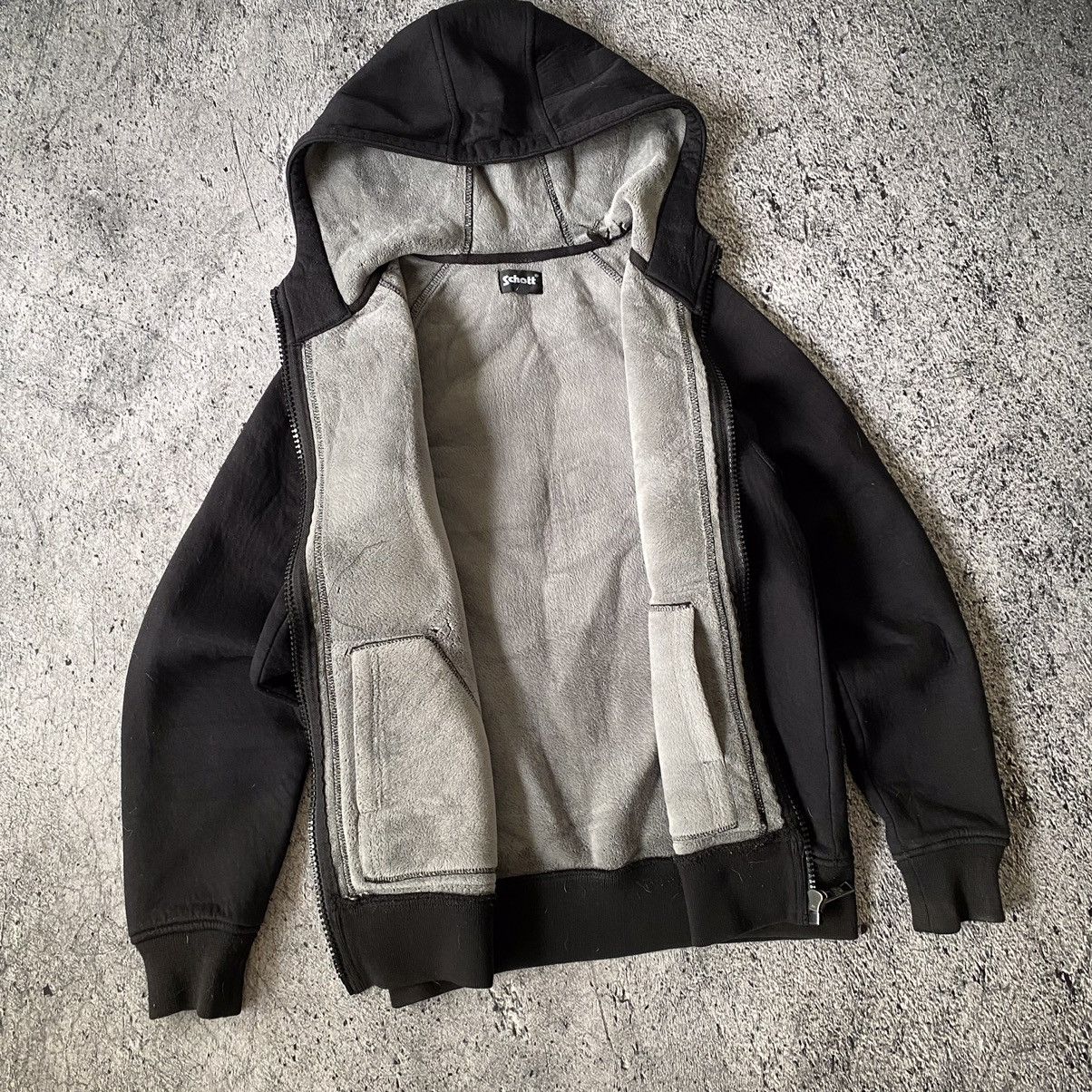 Schott Fleece Sherpa Bomber Zip Active Jacket