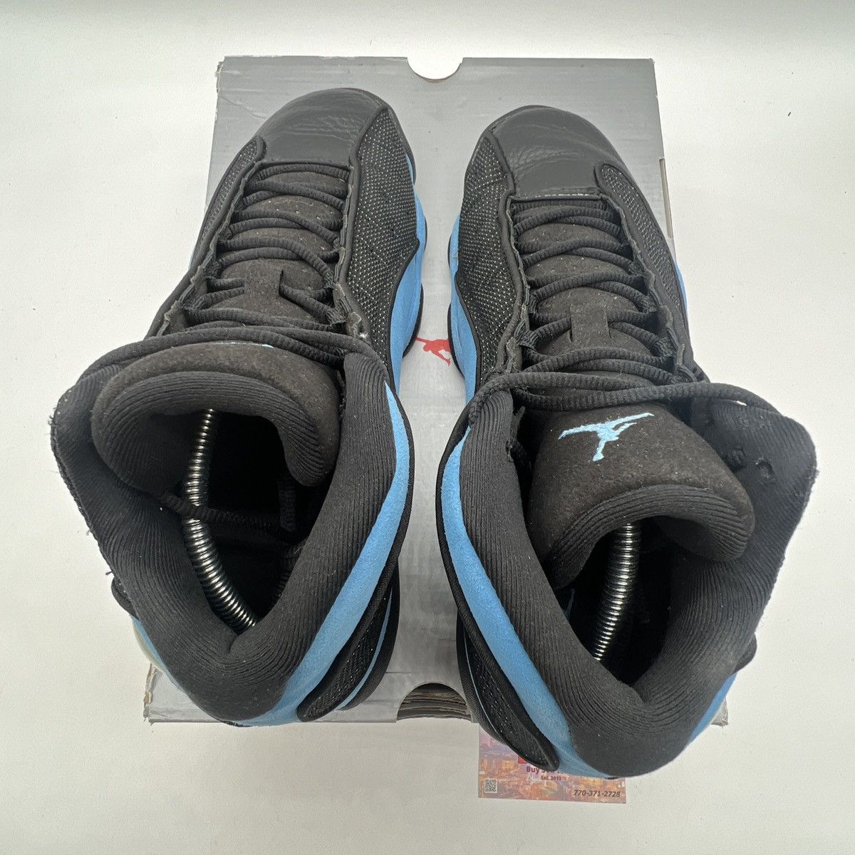 Jordan Brand Air Jordan 13 Black university blue Size US 10.5 / EU 43-44 - 7 Thumbnail