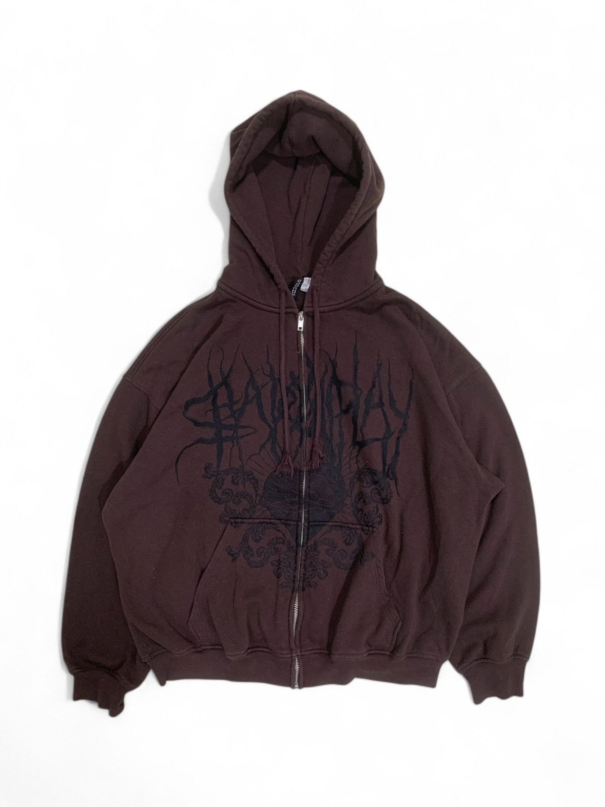 H M H M Careless Hoodie Big Tiger Embroidery Size M Grailed