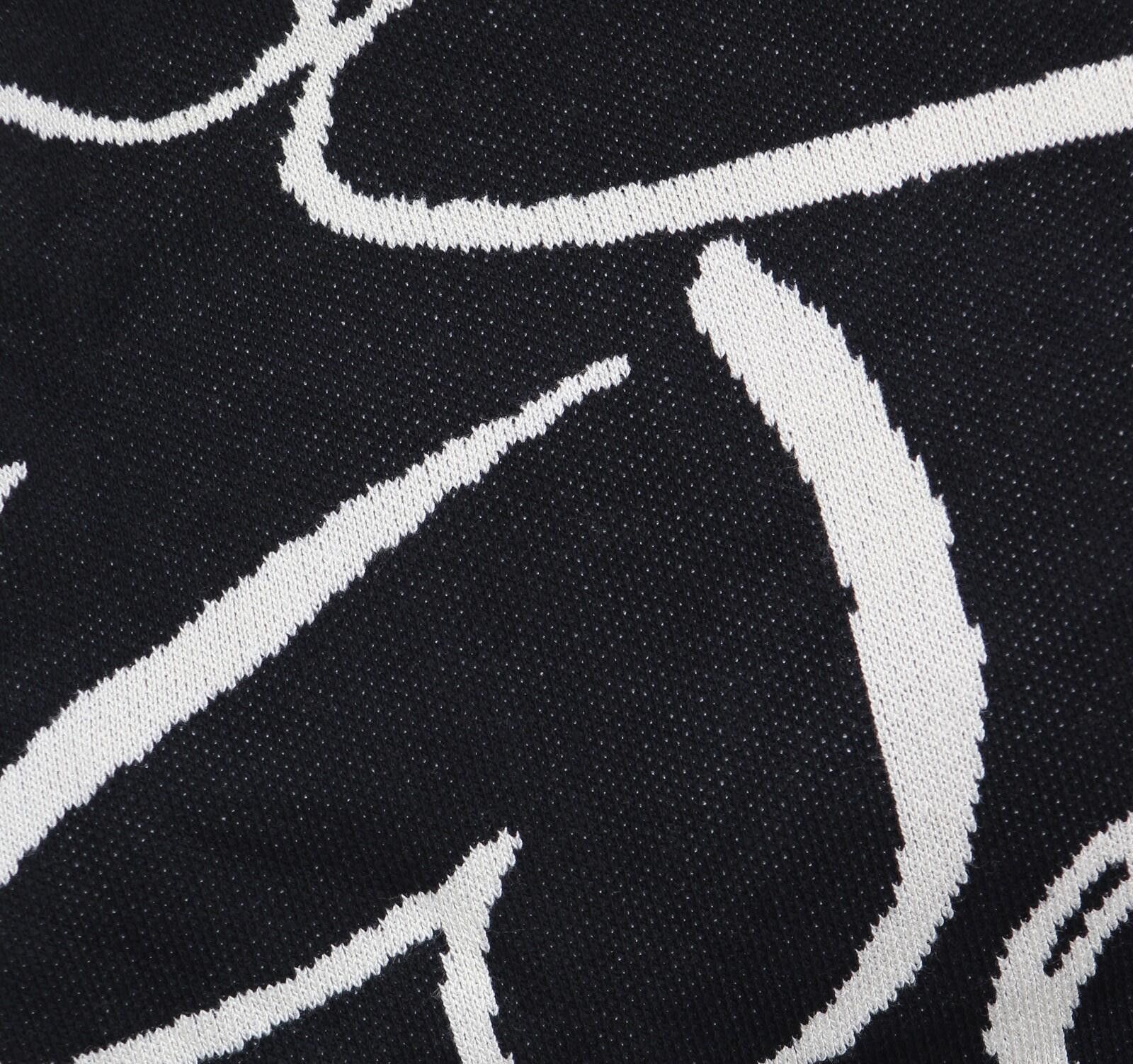 Other Nwt London Times Sleeve Mini Sweater Dress Black / White L Size L / US 10 / IT 46 - 7 Thumbnail