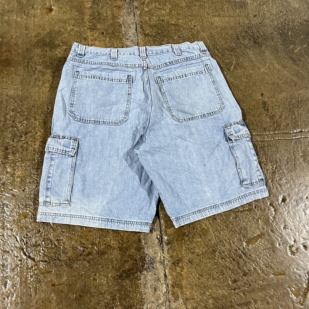 Carhartt × Vintage × Wrangler Crazy Carhartt Style Wrangler Cargo Jorts Skater Shorts Size US 36 / EU 52 - 3 Thumbnail