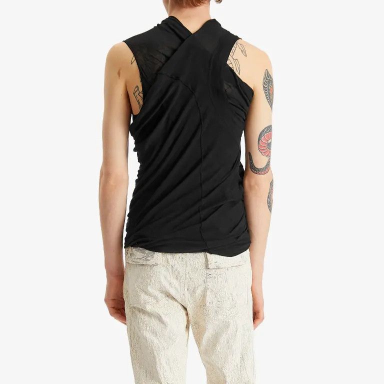 Rick Owens o1s1v1r1oon0825 Hollywood Banana Tank Top in Black Size US M / EU 48-50 / 2 - 3 Thumbnail