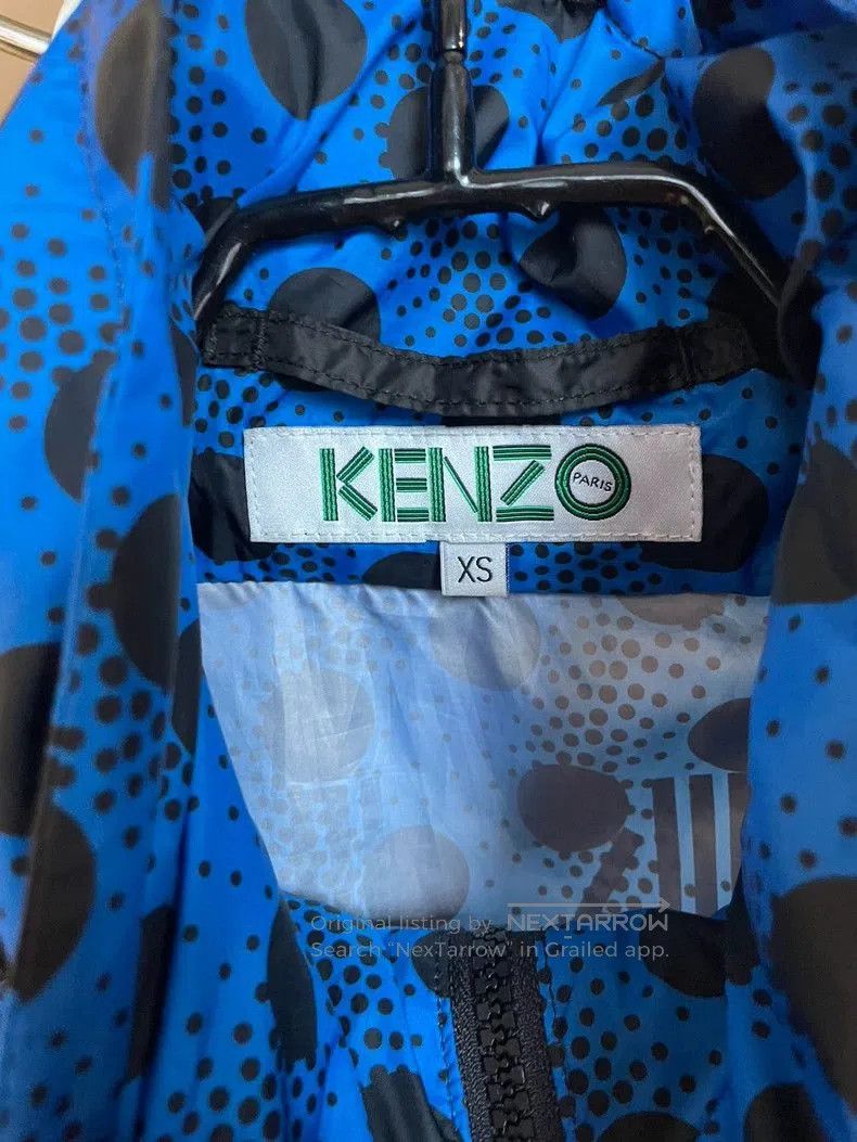 Kenzo KENZO Blue Polka Dot Hooded Jacket. Size US S / EU 44-46 / 1 - 3 Thumbnail