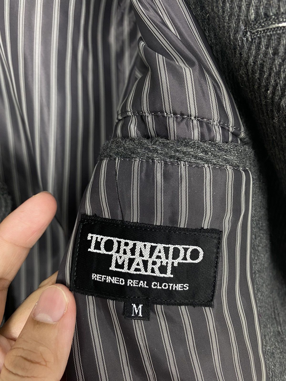 Tornado Mart Rare‼️ Vintage Tornado Mart Pea Coat Double Breasted Size US XS / EU 42 / 0 - 7 Thumbnail