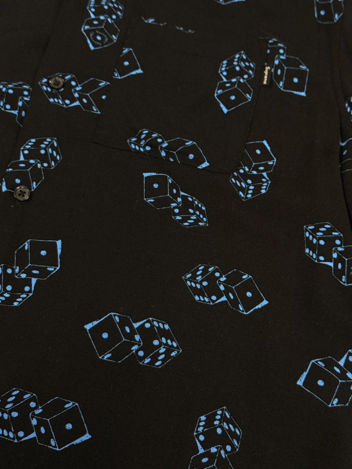 Supreme Supreme Dice Rayon Shirt SS19 Black Medium Casino Money Size US M / EU 48-50 / 2 - 3 Thumbnail