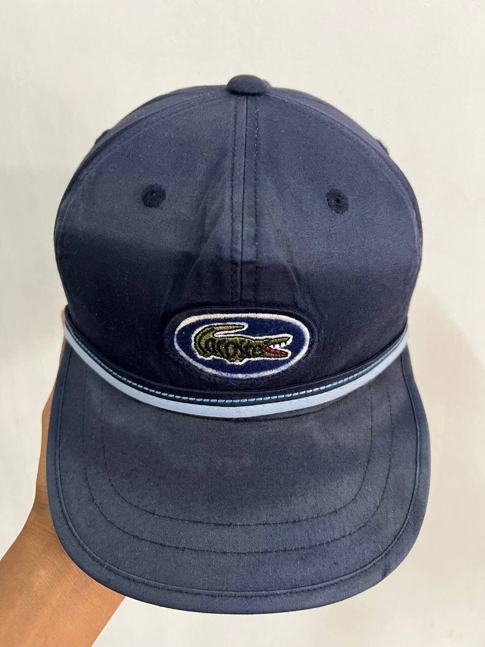 Japanese Brand Vintage Lacoste Indigo Hat Size ONE SIZE - 9 Thumbnail