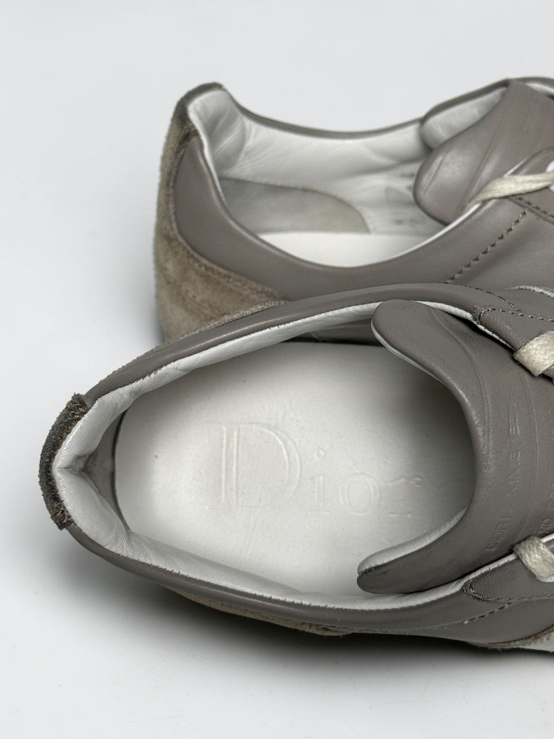 Dior FW2009 Dior Homme B01 Sneaker Leather/Suede Taupe Size US 10.5 / EU 43-44 - 12 Thumbnail
