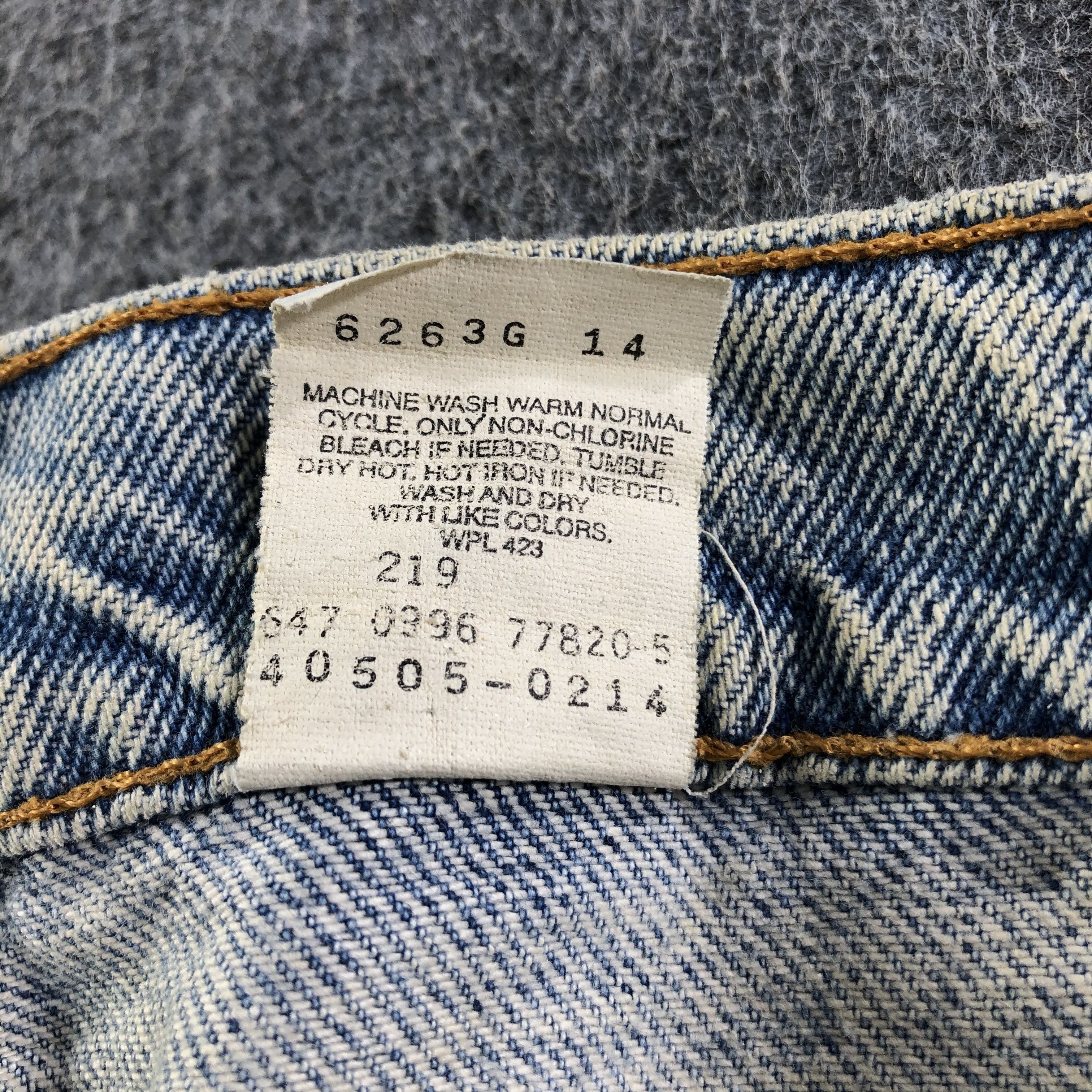 Levi's × Vintage Vintage Light Wash Levis 505 Skirt-J3737 Size 31" - 12 Thumbnail