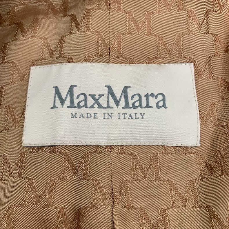 Max Mara Max Mara 101801 Collection Brown Wool Lapel Double Breaste Size S / US 4 / IT 40 - 6 Thumbnail