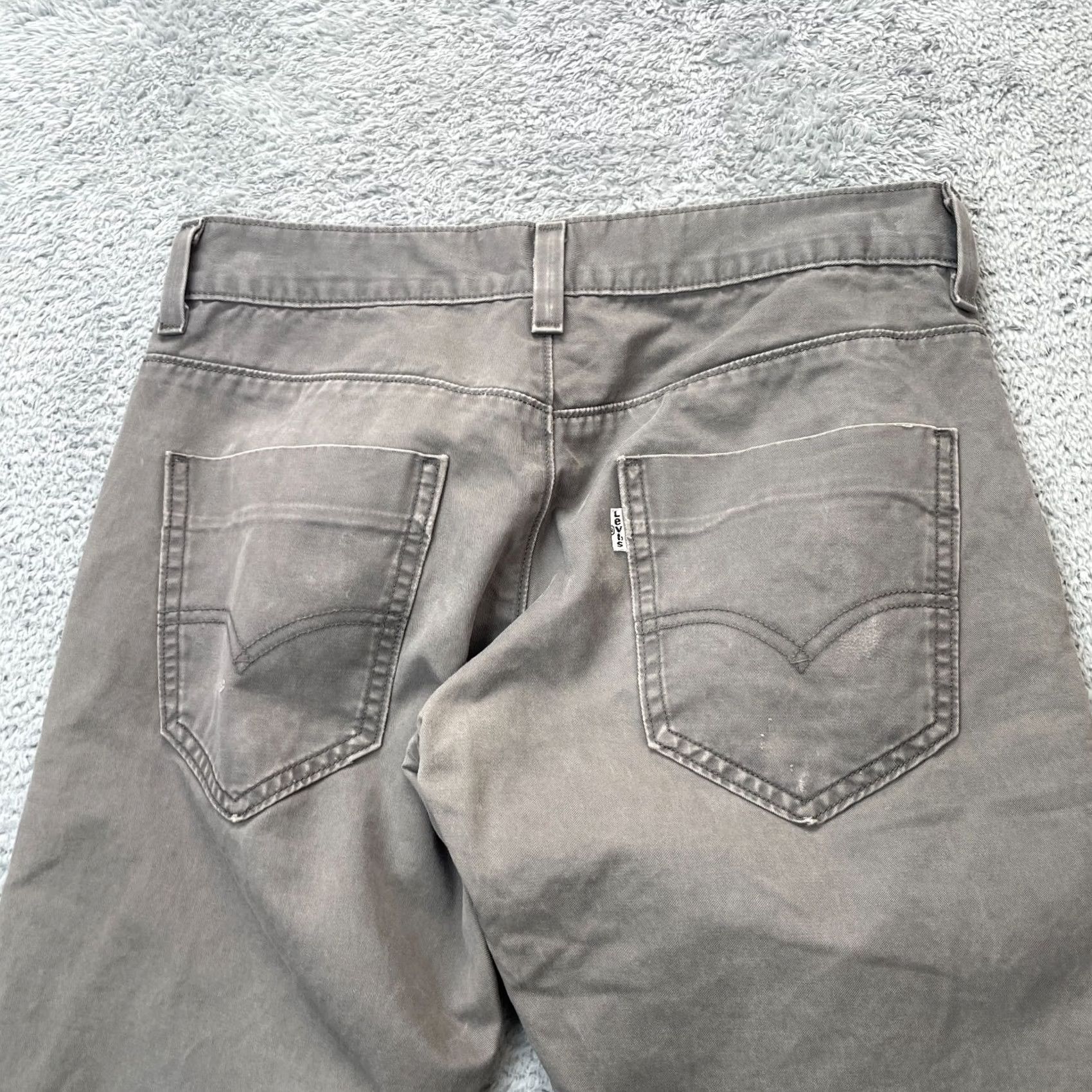 Levi's Levi's 511 Pants Slim Chino 28x28 Gray Cotton Flat Front Button Zip Mens Pants Slim Fit Casual Size US 28 / EU 44 - 7 Thumbnail