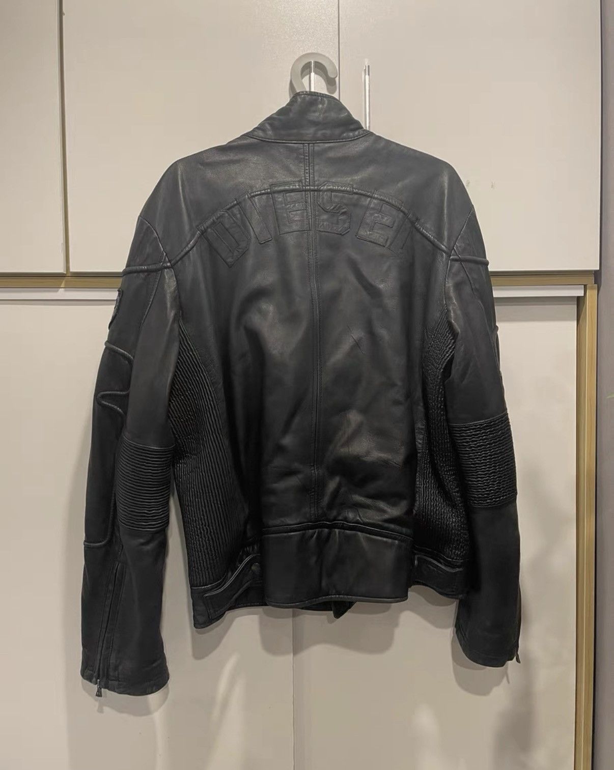 Diesel Diesel Leather Biker Jacket Size US XXL / EU 58 / 5 - 2 Thumbnail