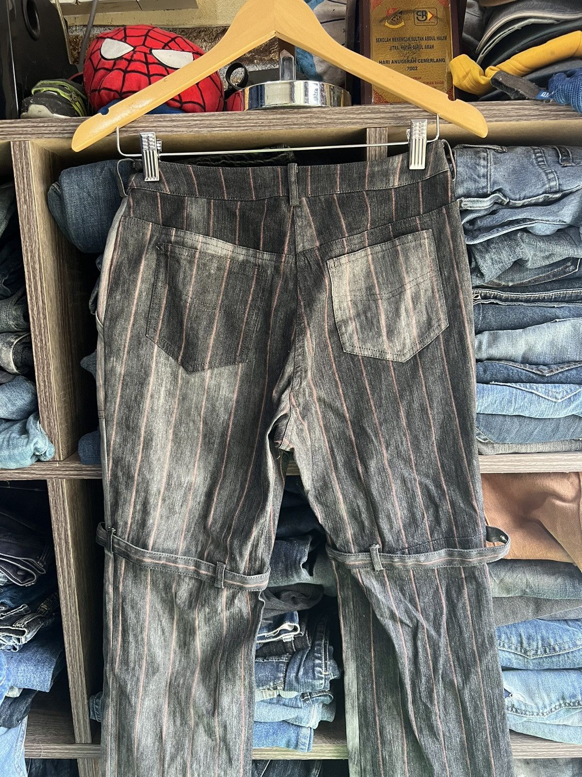If Six Was Nine 🔥Sun Faded Caravan Punk Seditionaries Bondage Pant Size US 28 / EU 44 - 10 Thumbnail