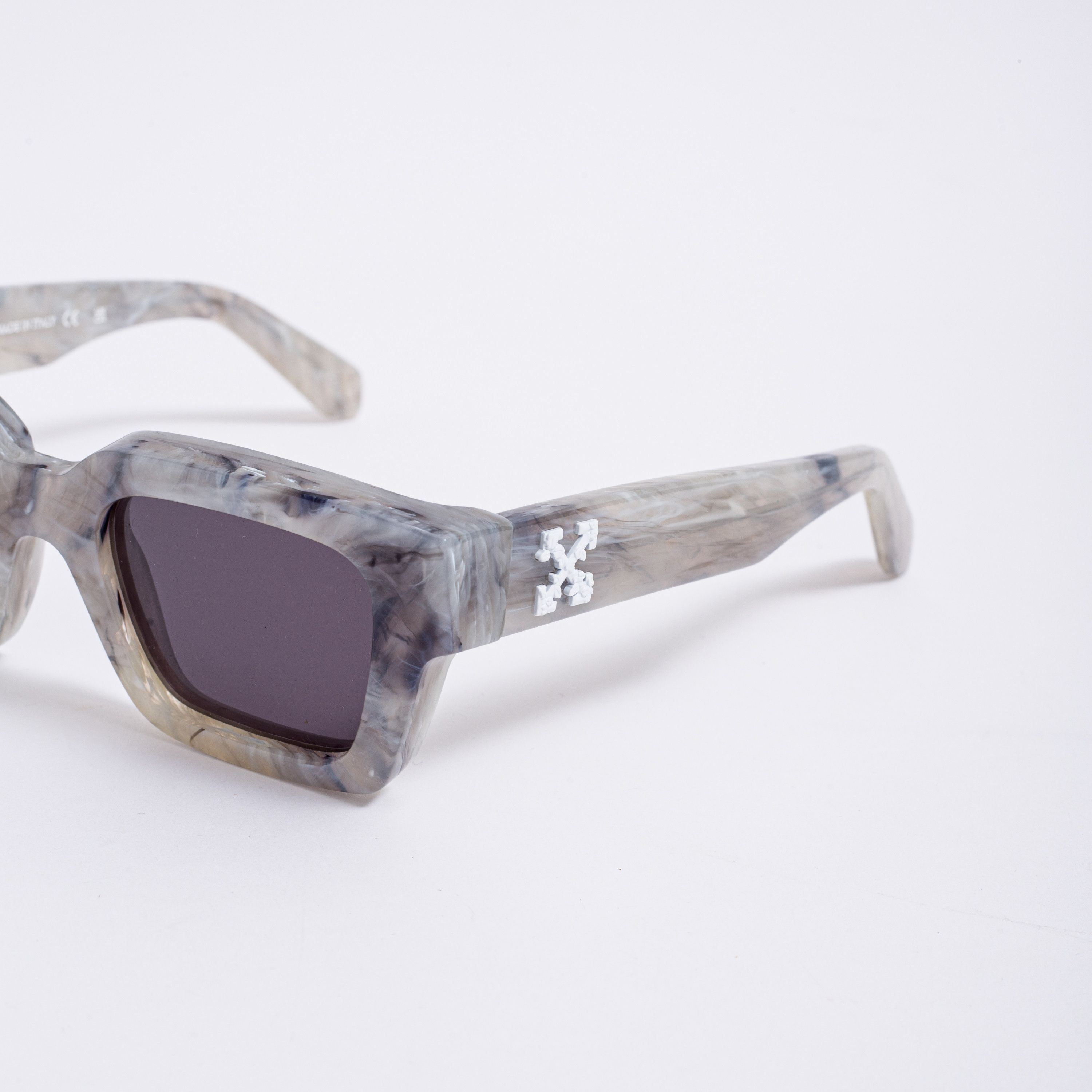 Off-White OFF WHITE RECTANGLE-FRAME VIRGIL SUNGLASSES MARBLE Size ONE SIZE - 2 Thumbnail
