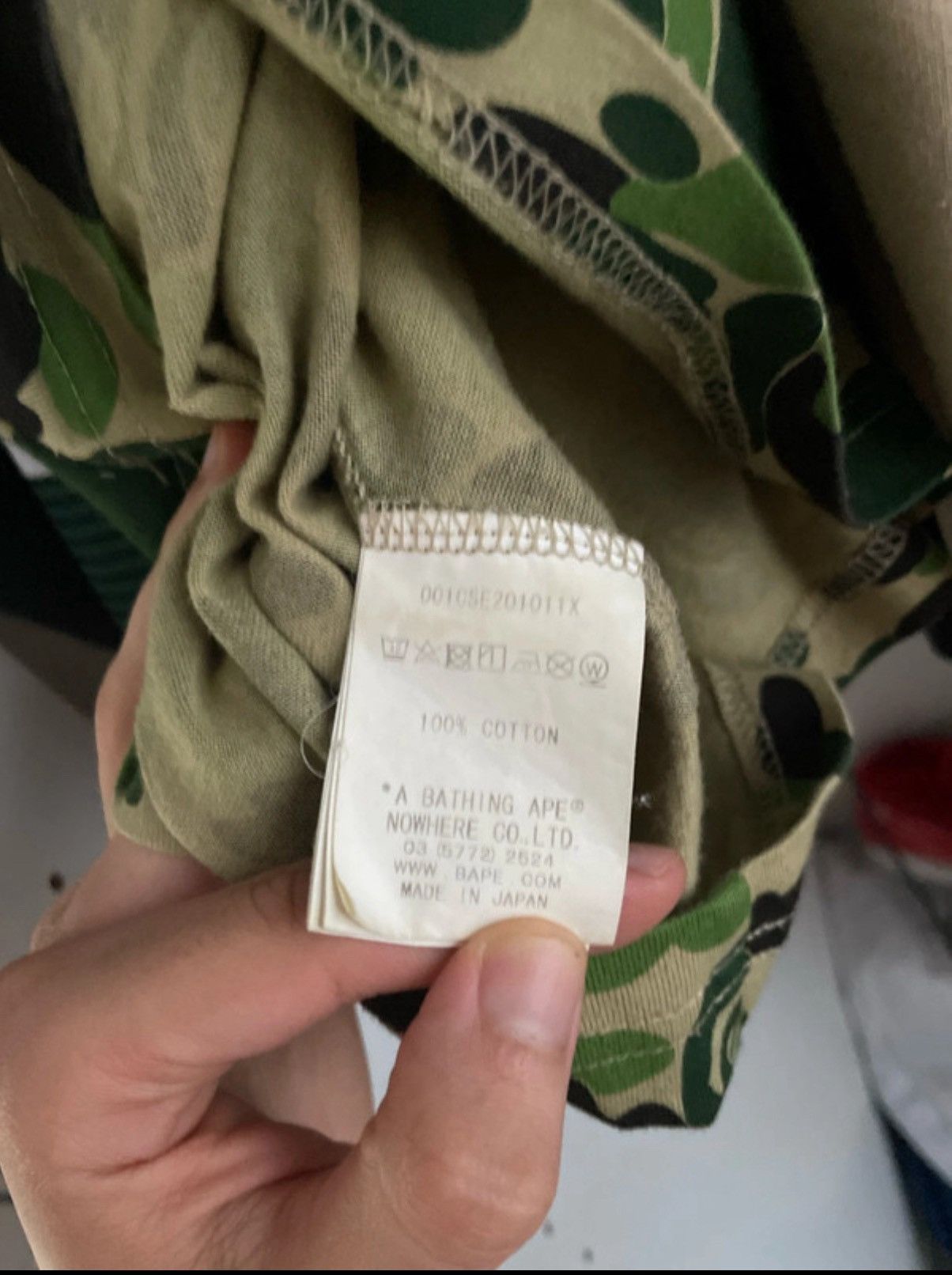 Bape ABC camo college Tee Size US L / EU 52-54 / 3 - 6 Thumbnail